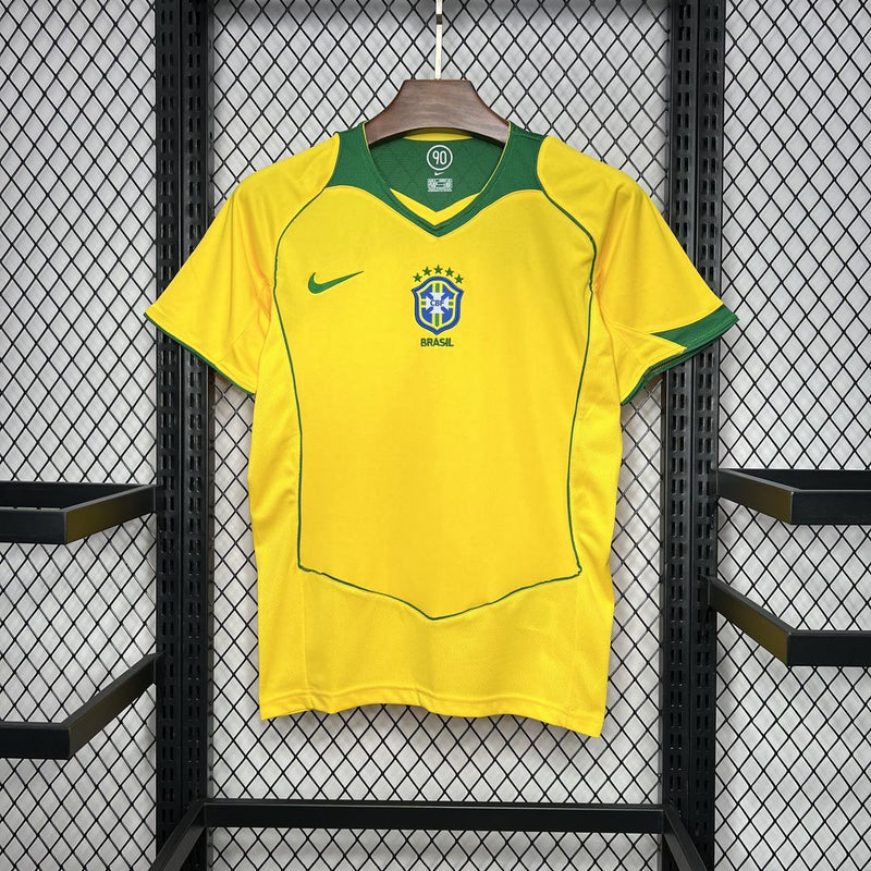 Camiseta Brasil 2004 Retro