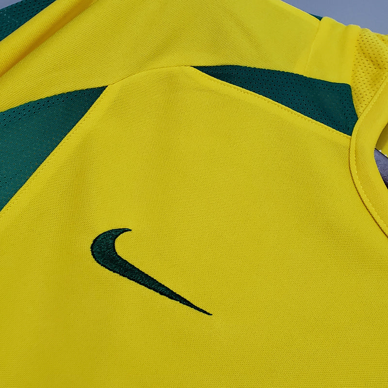 Camiseta Brasil 2002 Retro