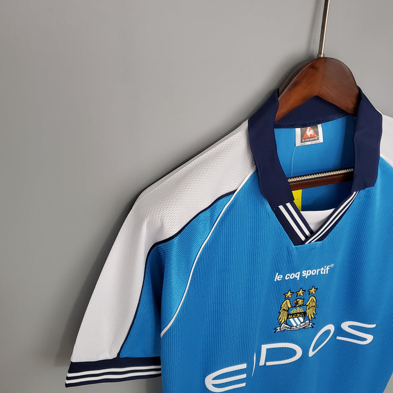 Camiseta Manchester City 1999 Retro