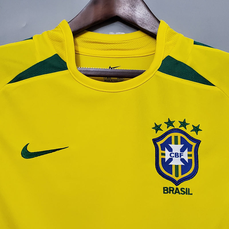 Camiseta Brasil 2002 Retro