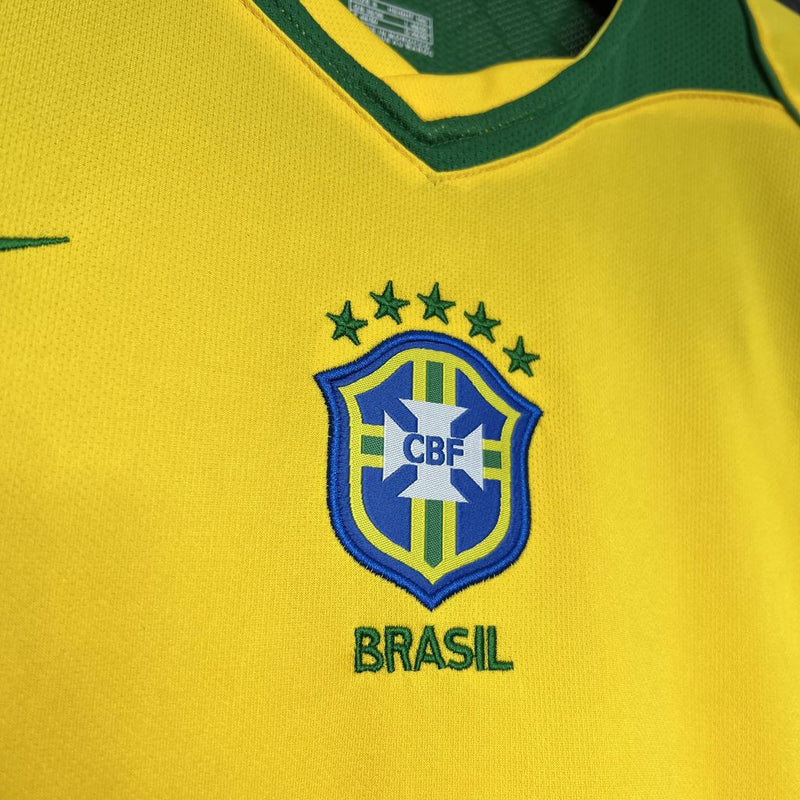 Camiseta Brasil 2004 Retro