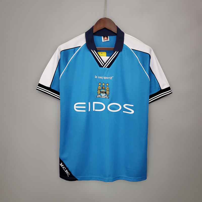 Camiseta Manchester City 1999 Retro