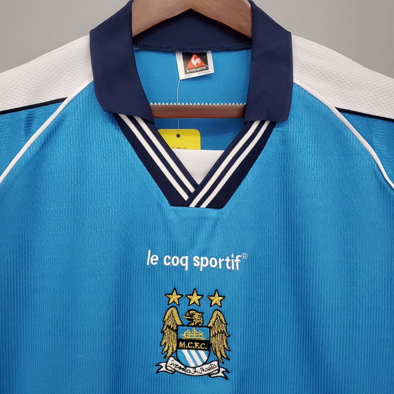 Camiseta Manchester City 1999 Retro