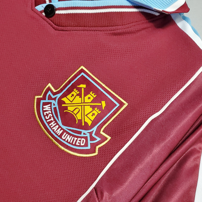 Camiseta West Ham 1999 Retro