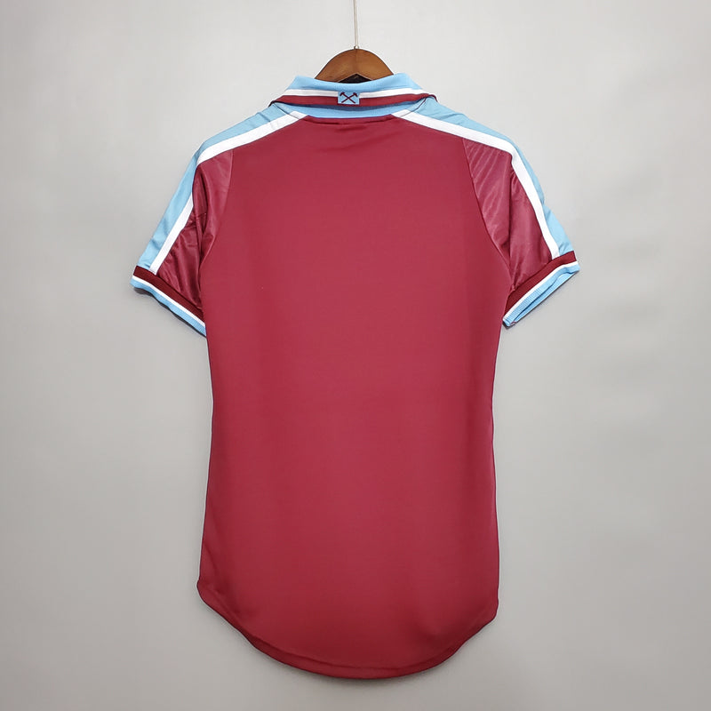 Camiseta West Ham 1999 Retro