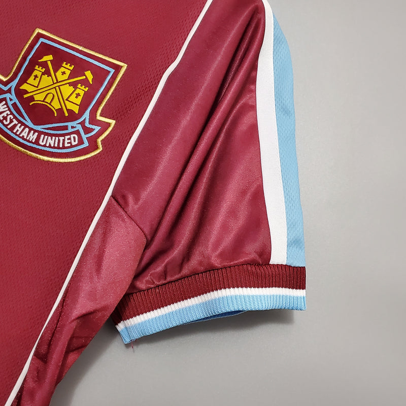 Camiseta West Ham 1999 Retro