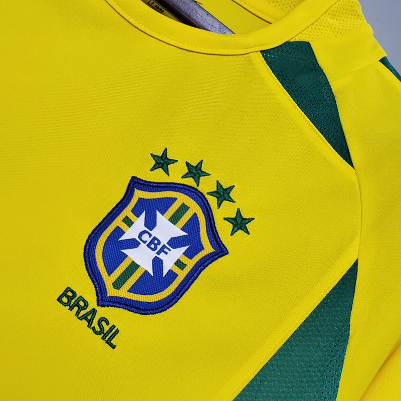 Camiseta Brasil 2002 Retro