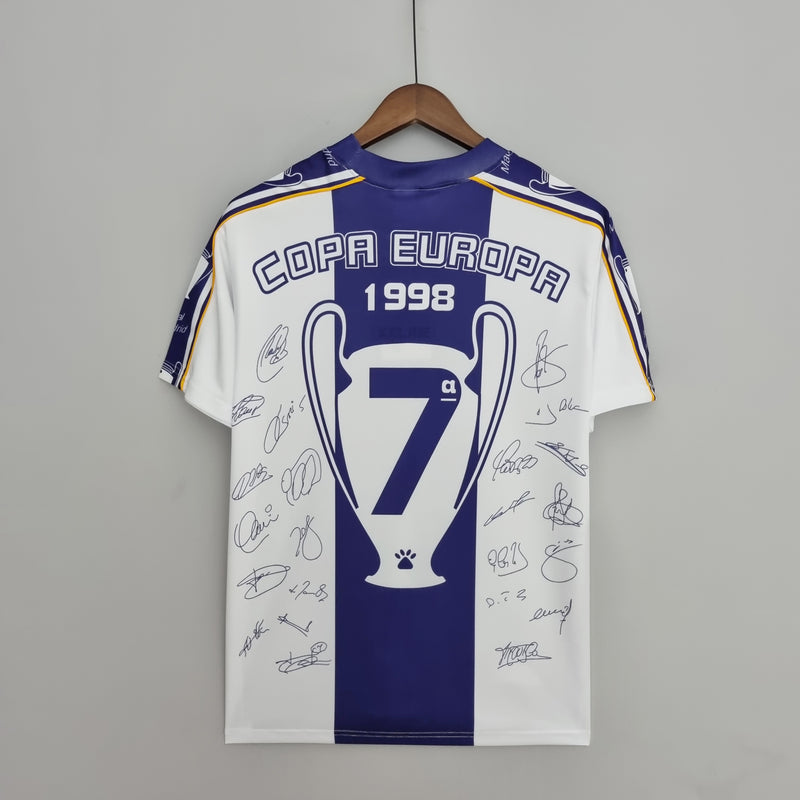 Camiseta Real Madrid 97/98 Retro Champions League 7