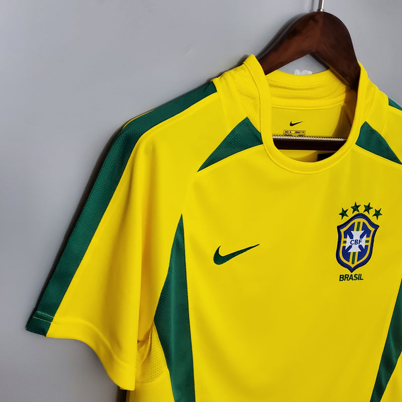 Camiseta Brasil 2002 Retro